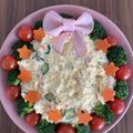 ＊うみぼー＊'s cooksnap of when they made 簡単クリスマスリースサラダ.