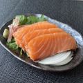 ゆみクローバー's cooksnap of when they made 36℃ サーモンの刺身：刺身の概念を覆す.