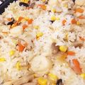 もぐもぐざむらい's cooksnap of when they made エビピラフ♪フライパン１つで超簡単♬.