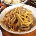 低カロ探検隊's cooksnap of when they made こんにゃくとたけのこのピリ辛炒め.