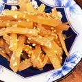 うさじいママ's cooksnap of when they made 子供がバクバク食べるヤーコンきんぴら☆.