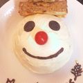 ミニーアントワネット's cooksnap of when they made スノーマンのケーキ.