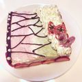ゆゆこ☆'s cooksnap of when they made バレンタイン・鬼滅の刃風蝶イメージケーキ.