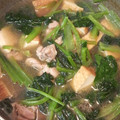 サーフブレイド's cooksnap of when they made 簡単☆とり肉＆小松菜＆厚揚げの煮物.