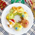 onaona's cooksnap of when they made HMで！クリスマスリースちぎりパン.