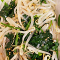 ポムポムポヨコ's cooksnap of when they made レンジで簡単♡ほうれん草ともやしのナムル.