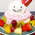 yukky☆mama's cooksnap of when they made いちごムースで雪だるまクリスマスケーキ❄.
