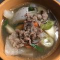 q10mimi's cooksnap of when they made 山形の郷土料理…芋煮会.