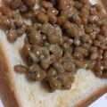 ﾌﾞﾚﾝﾀﾞ's cooksnap of when they made 納豆トースト.