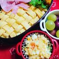 なおママchan's cooksnap of when they made お弁当に♪　かわいい格子オムライス.