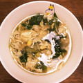 わこちゃん☻'s cooksnap of when they made 超簡単♪レタスと卵のさっぱりスープ.