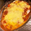 クックPZLJP4☆'s cooksnap of when they made レンジで簡単♪餃子の皮でミートラザニア☆.