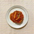 ここらて's cooksnap of when they made トマトソース煮込みハンバーグ.