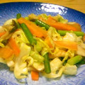 ぽんぷー's cooksnap of when they made エリンギの野菜の中華味噌炒め.