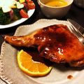 poteko11's cooksnap of when they made クリスマス！チキンのオレンジソース.