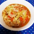 みれいく's cooksnap of when they made 季節野菜とルウで作ろう✿カレーそうめん✿.