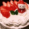 milktaffy's cooksnap of when they made イチゴのサンタ.