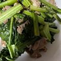 no1642's cooksnap of when they made 豚肉と旬の小松菜のちゃちゃっと炒め.