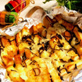 柚子♡⸝⸝⸝'s cooksnap of when they made ☆食パンのミミde ひとくち和風ピザ☆.