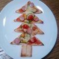 ポニーリボン's cooksnap of when they made 食パンで簡単！クリスマスツリーピザ.