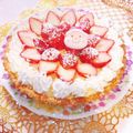 あこちゃん91♡'s cooksnap of when they made ☆ホットケーキミックスでイチゴタルト☆.