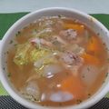 akoreana's cooksnap of when they made ♡アメリカ母の味 チキンヌードルスープ♡.