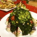 音花ママ's cooksnap of when they made ポテトサラダのクリスマスツリー☆.