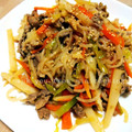 ミニcooking's cooksnap of when they made 焼肉のたれと白滝でチャプチェ風.
