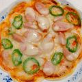 ♡ともりん's cooksnap of when they made 超カンタン フライパンで餃子の皮ピザ.