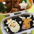 くだらママ's cooksnap of when they made クリスマスキャラ弁！サンタとトナカイ弁当.