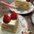 在宅勤務のおじさん's cooksnap of when they made いちごのショートケーキ.