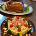 千紗ママ☆'s cooksnap of when they made ハム薔薇とくまちゃんのポテトサラダケーキ.