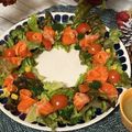 サヤスカマカン's cooksnap of when they made クリスマスに♬リースカルパッチョ.