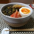 ダイナマイト漆黒's cooksnap of when they made 明太高菜丼！.