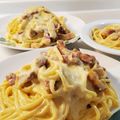 ｸﾏﾘｴ's cooksnap of when they made イタリア仕込み。カルボナーラ。.