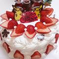 キティちん's cooksnap of when they made クリスマスの切り株デコレーションケーキ.