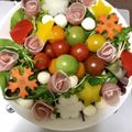 じゃそん's cooksnap of when they made ”食べるXmasリース” 華やかサラダ♪.