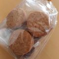 NNGreen's cooksnap of when they made ザクザク食感☆全粒粉ビスケット.
