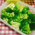 あゆまんま♪'s cooksnap of when they made 時短で簡単タッパーで茹でブロッコリー.