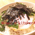 papikun's cooksnap of when they made 旨い☆我が家のB級グルメおかかチー玉丼.