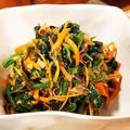 ダッフィーニーうに's cooksnap of when they made ほうれん草と人参のナムル.