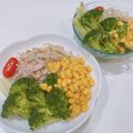 ゆにこーん☆'s cooksnap of when they made 超簡単★モヤシとツナのゴマドレサラダ.