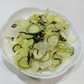 ゆにこーん☆'s cooksnap of when they made 塩昆布とニンニクごま油の簡単レタスサラダ.