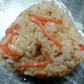 SKB34's cooksnap of when they made かつおぶしと紅ショウガのおにぎり♡.