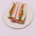まあまま☆0403's cooksnap of when they made アメリカンなHLTサンド.