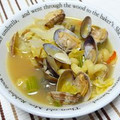 ポキコちゃん's cooksnap of when they made あさりのトマトスープ☆ミネストローネ風.