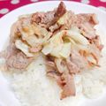 みっくママ's cooksnap of when they made 豚キャベツ炒め！　タロの弁当64.