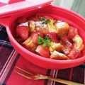 Yukiまむ's cooksnap of when they made 朝食にレンジで簡単♪苺のパンプディング.
