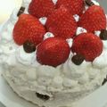 スパゲティちゃん's cooksnap of when they made クリスマス❤いちごのデコレーションケーキ.