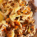 食いしん坊122's cooksnap of when they made 豚バラ肉と玉ねぎの和風醤油マヨ炒め★.